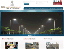 Tablet Screenshot of buddhambuilders.com